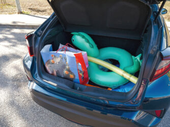 Trunk filled with Kids Toys