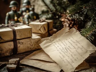 Letters bundled written to Santa