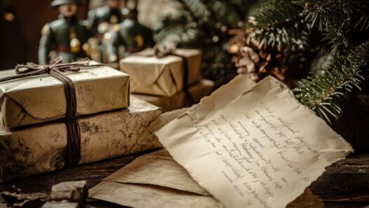 Letters bundled written to Santa