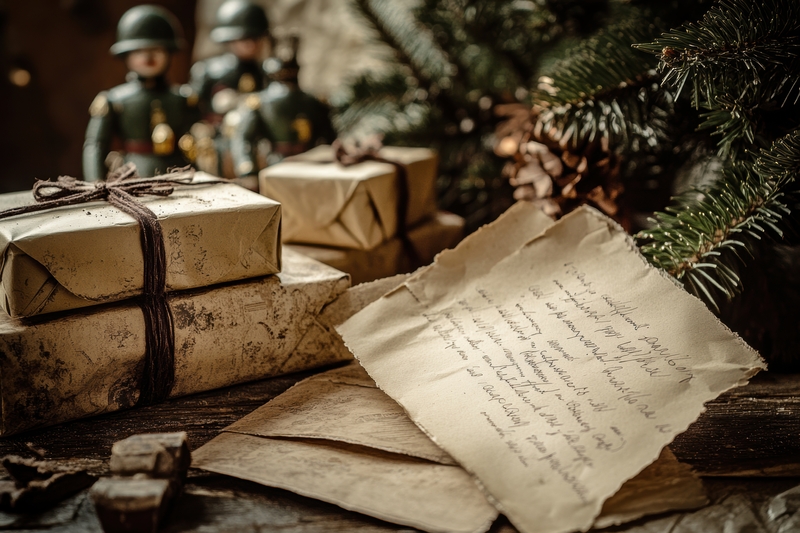 Letters bundled written to Santa